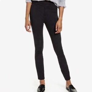 SPANX Perfect Black Pants XL Backseam Ponte Pull On Skinny Shaping Ankle Work